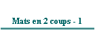 Mats en 2 coups - 1